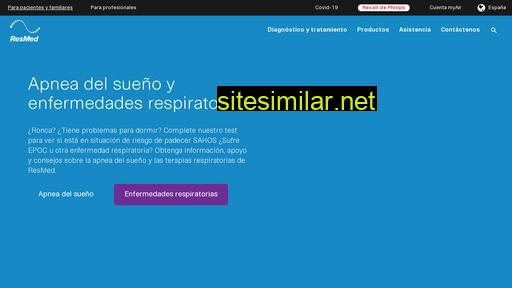 resmed.es alternative sites