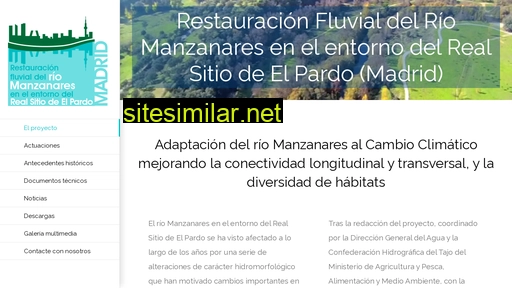 restauracionfluvialriomanzanares.es alternative sites