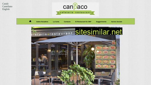 Restaurantcanpaco similar sites