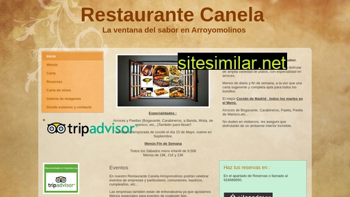 restaurante-canela.es alternative sites
