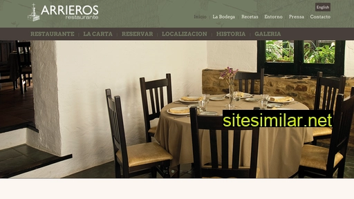 restaurantearrieros.es alternative sites