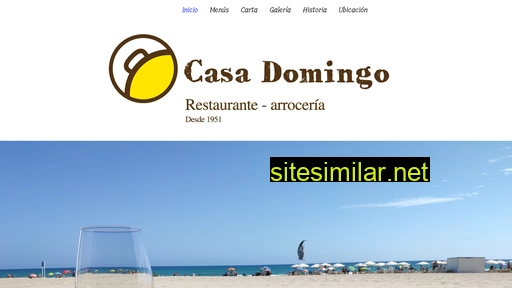 restaurantecasadomingo.es alternative sites