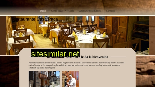 restaurantecasapaca.es alternative sites