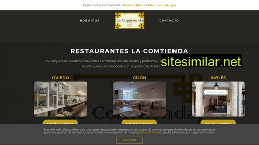 restaurantelacomtienda.es alternative sites