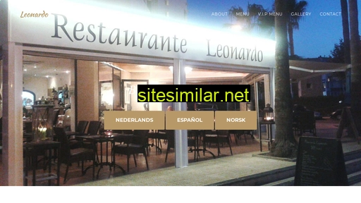 restauranteleonardo.es alternative sites