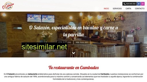 restauranteosalazon.es alternative sites