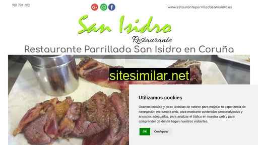restauranteparrilladasanisidro.es alternative sites