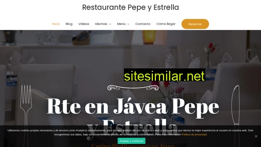 restaurantepepeyestrella.es alternative sites