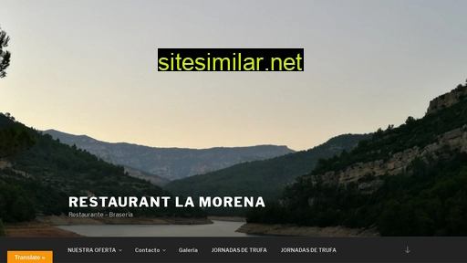 restaurantlamorena.es alternative sites