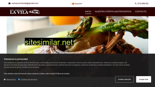 restaurantlavila.es alternative sites