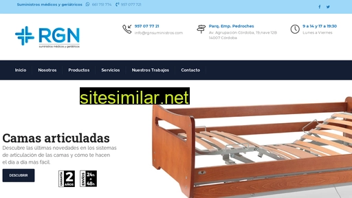 rgnsuministros.es alternative sites