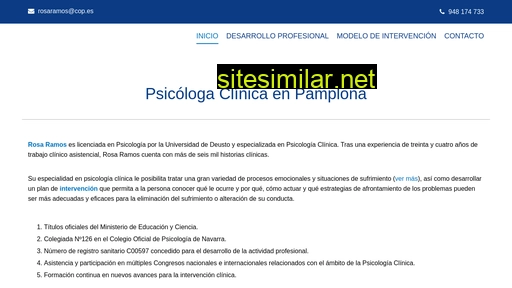 rosaramospsicologaclinica.es alternative sites