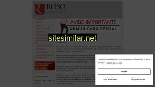 rosoasesores.es alternative sites