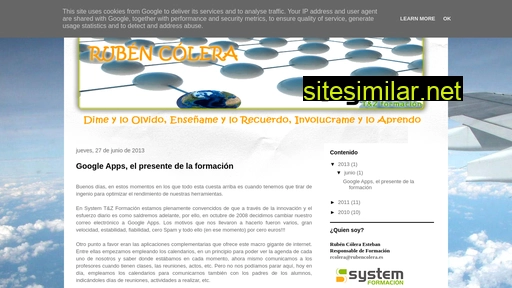rubencolera.es alternative sites