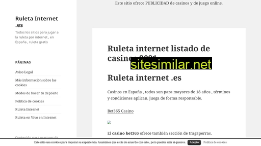 ruletainternet.es alternative sites
