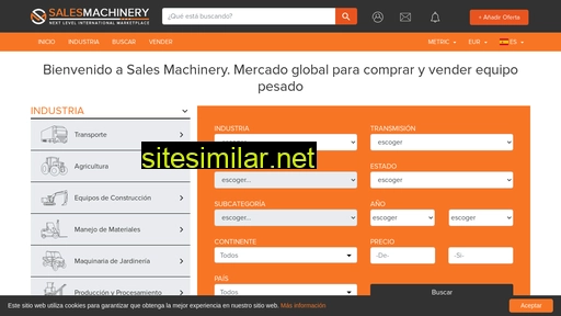 sales-machinery.es alternative sites
