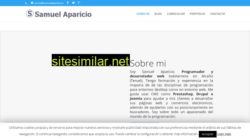 samuelaparicio.es alternative sites