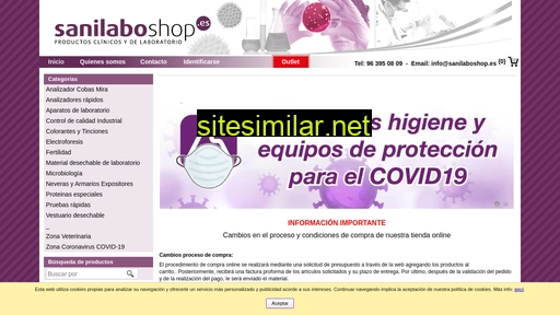 sanilaboshop.es alternative sites