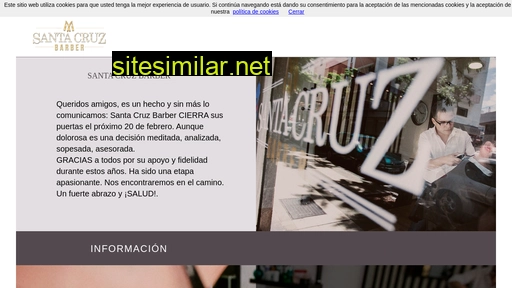 santacruzbarber.es alternative sites