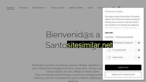 santoshayogapalma.es alternative sites