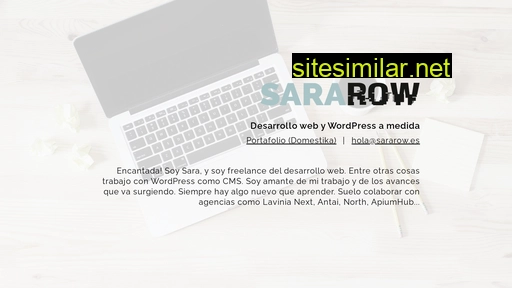 sararow.es alternative sites