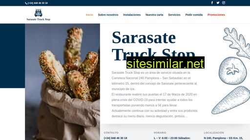 sarasatetruckstop.es alternative sites