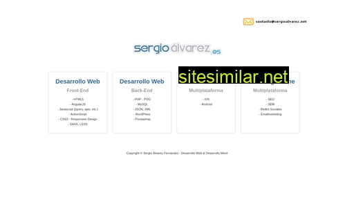 sergioalvarez.es alternative sites