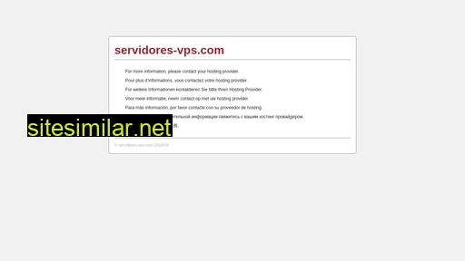 Servidores-vps similar sites