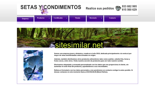 setasycondimentos.es alternative sites