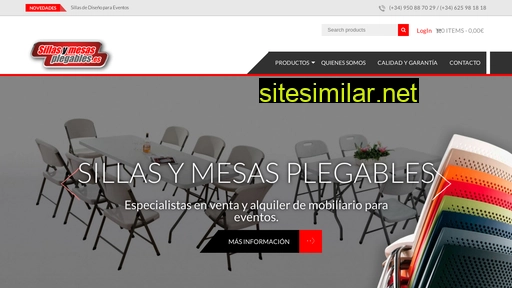 sillasymesasplegables.es alternative sites