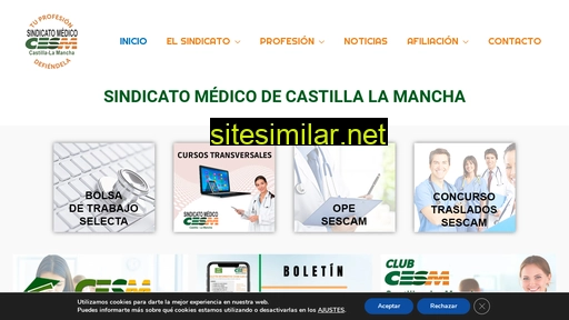 sindicatomedicoclm.es alternative sites