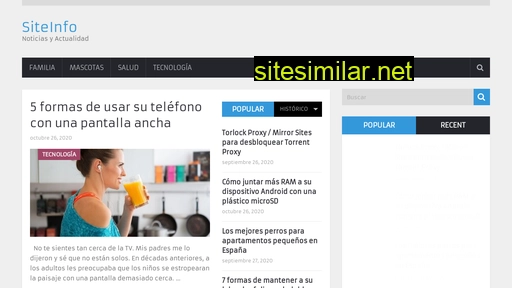 siteinfo.es alternative sites