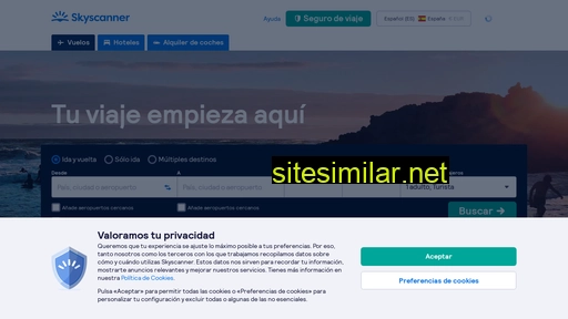 skyscanner.es alternative sites