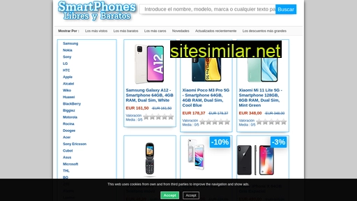 smartphoneslibresbaratos.es alternative sites