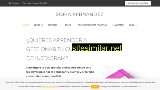 sofiafernandez.es alternative sites