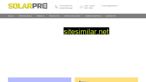 solarpro.es alternative sites