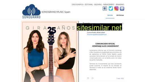 sonograndmusic.es alternative sites