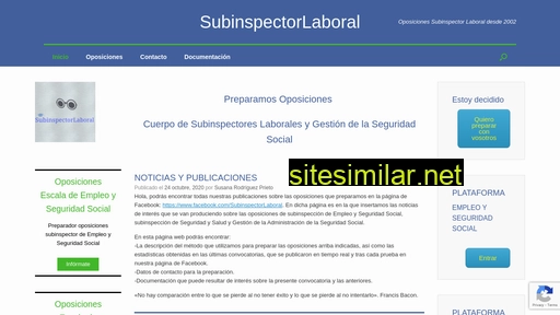 subinspectorlaboral.es alternative sites