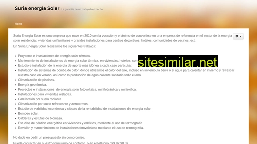 suriaenergiasolar.es alternative sites