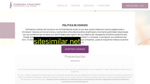 tanatoriomunicipalsoria.es alternative sites