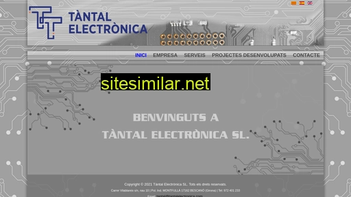 tantalelectronica.es alternative sites