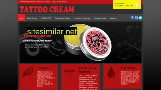 tattoocream.es alternative sites