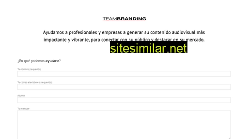 teambranding.es alternative sites