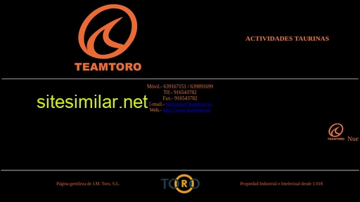 teamtoro.es alternative sites
