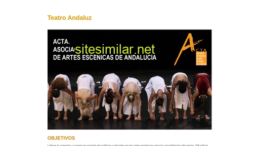 teatroandaluz.es alternative sites
