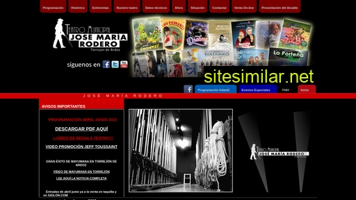 teatrojmrodero.es alternative sites