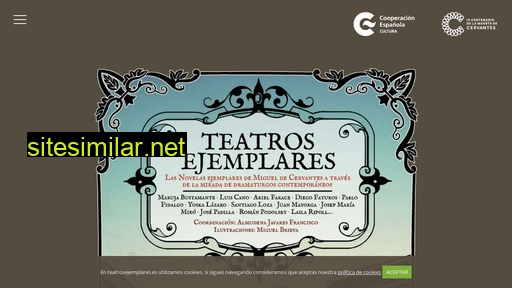 teatrosejemplares.es alternative sites