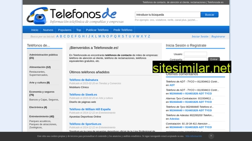 telefonosde.es alternative sites