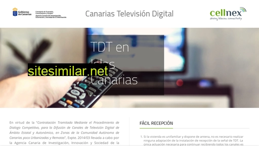 Televisiondigitalcanarias similar sites