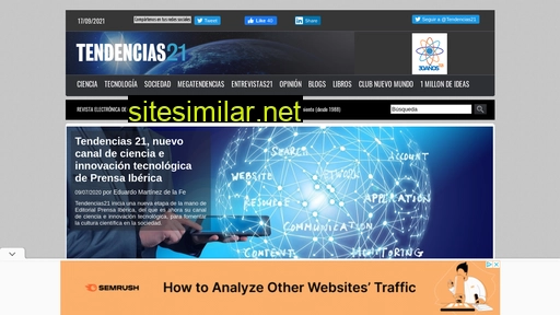 Tendencias21 similar sites